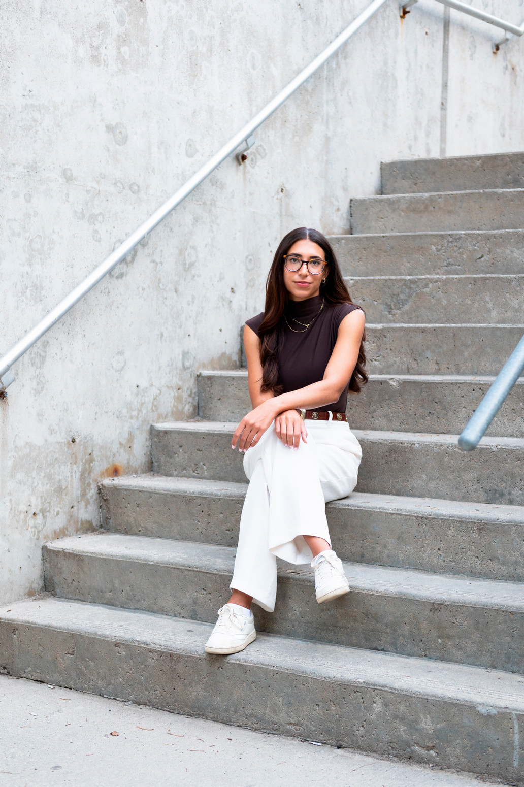 Dr. Emily Sodhi, MD'26, on Western's campus